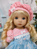 Snow Angel - dress, hat, tights & shoes for Little Darling Doll or 33cm BJD
