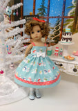 Snow Family - dress, tights & shoes for Little Darling Doll or 33cm BJD