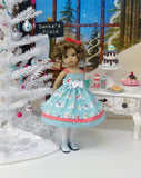 Snow Family - dress, tights & shoes for Little Darling Doll or 33cm BJD