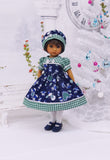 Snow Mice - dress, hat, tights & shoes for Little Darling Doll or other 33cm BJD