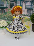 Sophisticated Garden - dress, tights & shoes for Little Darling Doll or 33cm BJD