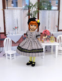 Sophisticated Plaid - dress, hat, tights & shoes for Little Darling Doll or 33cm BJD