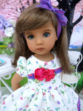 Spring Beauty - dress, tights & shoes for Little Darling Doll or other 33cm BJD