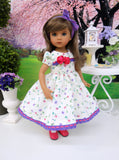 Spring Beauty - dress, tights & shoes for Little Darling Doll or other 33cm BJD