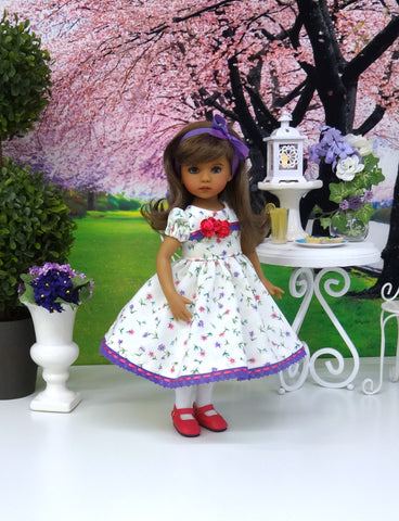 Spring Beauty - dress, tights & shoes for Little Darling Doll or other 33cm BJD