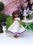 Spring Beauty - dress, tights & shoes for Little Darling Doll or other 33cm BJD