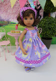 Spring Butterfly - dress, kerchief & sandals for Little Darling Doll or 33cm BJD