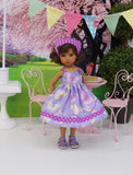 Spring Butterfly - dress, kerchief & sandals for Little Darling Doll or 33cm BJD