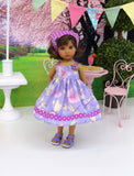 Spring Butterfly - dress, kerchief & sandals for Little Darling Doll or 33cm BJD