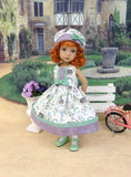 Spring Hedgehog - dress, hat, socks & shoes for Little Darling Doll or other 33cm BJD