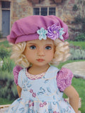 Spring Morning - jumper, romper, beret, socks & shoes for Little Darling Doll