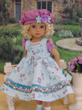 Spring Morning - jumper, romper, beret, socks & shoes for Little Darling Doll
