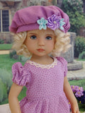 Spring Morning - jumper, romper, beret, socks & shoes for Little Darling Doll