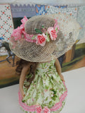 Spring Zephyr - dress, hat, tights & shoes for Little Darling Doll or 33cm BJD