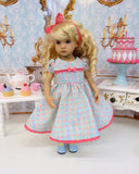Springtime Plaid - dress, tights & shoes for Little Darling Doll or other 33cm BJD