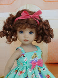 Springtime In Wonderland - dress, tights & shoes for Little Darling Doll