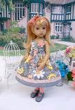 Summer Enchantment - dress, tights & shoes for Little Darling Doll or 33cm BJD