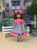 Summer Miss - dress, jacket, beret & sandals for Little Darling Doll or 33cm BJD
