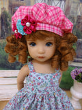 Summer Miss - dress, jacket, beret & sandals for Little Darling Doll or 33cm BJD