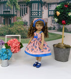Summer Showers - dress, kerchief, socks & shoes for Little Darling Doll or 33cm BJD