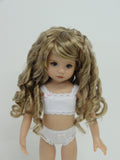 Summer Wig in Honey Ash Blonde - for Little Darling dolls