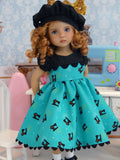 Suzie Seamstress - dress, beret, socks & shoes for Little Darling Doll