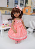 Sweet Apple - dress, tights & shoes for Little Darling Doll or 33cm BJD