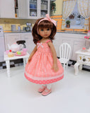 Sweet Apple - dress, tights & shoes for Little Darling Doll or 33cm BJD