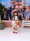 Sweet Minnie - romper, hat, socks & shoes for Little Darling Doll