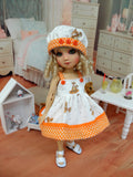 Terrific Tigger - babydoll top, bloomers, hat & sandals for Little Darling Doll