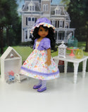 Tiddliwinks - dress, jacket, hat, tights & shoes for Little Darling Doll or other 33cm BJD