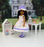 Tiddliwinks - dress, jacket, hat, tights & shoes for Little Darling Doll or other 33cm BJD