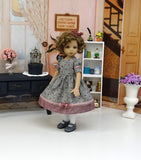 Twilight Song - dress, tights & shoes for Little Darling Doll or other 33cm BJD