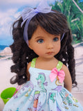 Underwater Treasures - dress & sandals for Little Darling Doll or 33cm BJD