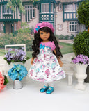 Up, Up & Away - dress, hat, tights & shoes for Little Darling Doll or 33cm BJD