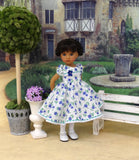 Vibrant Violet - dress, tights & shoes for Little Darling Doll or other 33cm BJD