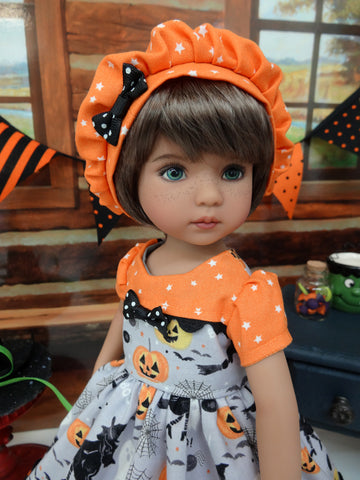 Witch's Brew - dress, beret, tights & shoes for Little Darling Doll or 33cm BJD