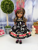 Wonderland Beauty - dress, tights & shoes for Little Darling Doll or other 33cm BJD