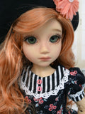 Paris Rose - Dress, beret, bloomers, tights & shoes for 18" Liz Frost BJD