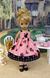 Alice's Tea Party - dress, tights & shoes for Little Darling Doll or 33cm BJD