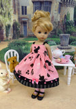 Alice's Tea Party - dress, tights & shoes for Little Darling Doll or 33cm BJD