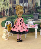 Alice's Tea Party - dress, tights & shoes for Little Darling Doll or 33cm BJD
