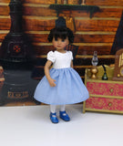 Alpen Haus - dirndl ensemble with tights & shoes for Little Darling Doll or 33cm BJD