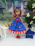 American Mickey - dress & sandals for Little Darling Doll or 33cm BJD