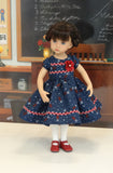 Americana - dress, tights & shoes for Little Darling Doll