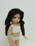 Andrea Wig in Dark Brown - for Little Darling dolls