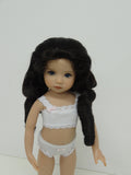 Andrea Wig in Dark Brown - for Little Darling dolls