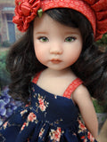 Autumn Beauty - dress, hat, socks & shoes for Little Darling Doll or 33cm BJD