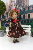 Autumn Bouquet - dress, tights & shoes for Little Darling Doll or 33cm BJD