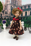 Autumn Bouquet - dress, tights & shoes for Little Darling Doll or 33cm BJD